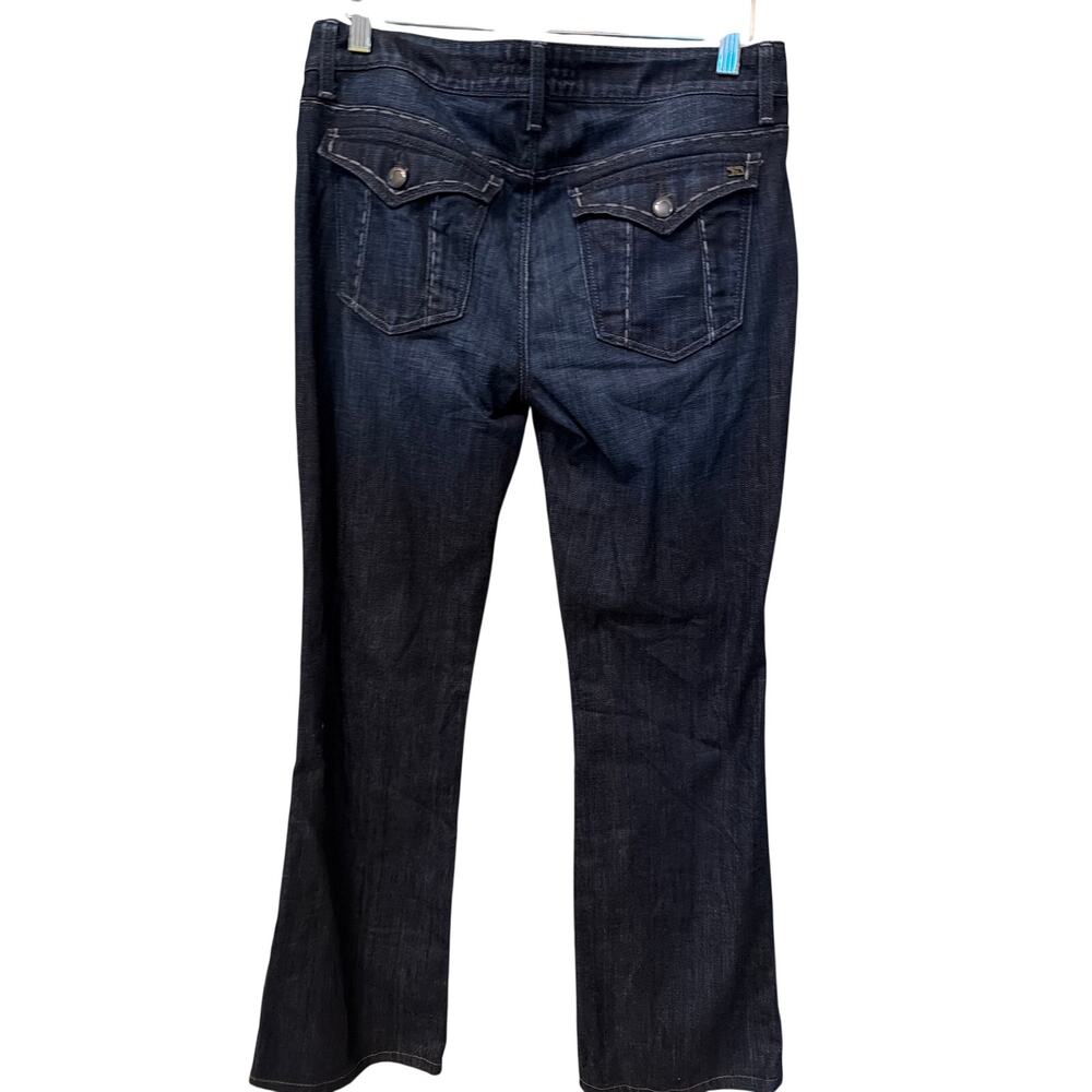 Joe's Jeans Honey Fit Womens Jeans Size 30 Low Rise Wide Leg Thick Stitching Y2K